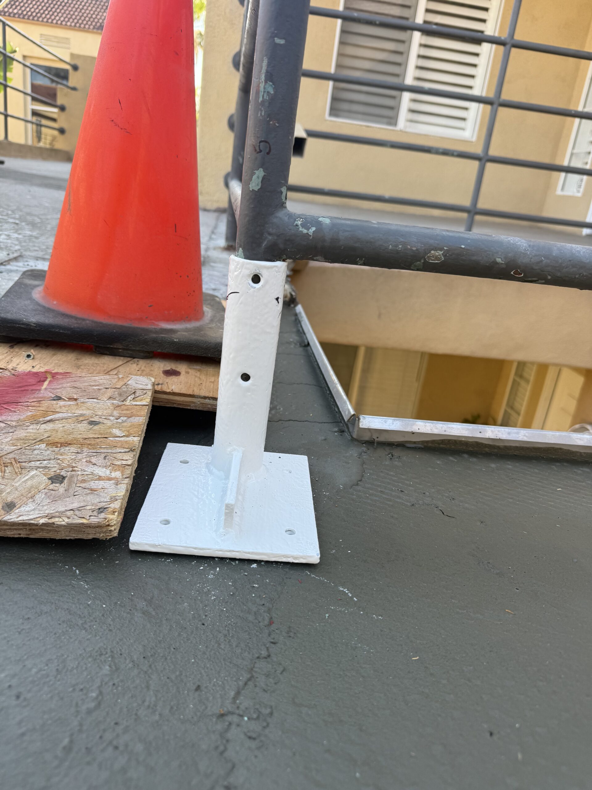 New rail post bases